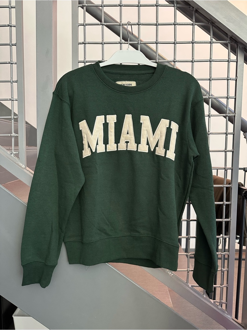 MIAMI Forest Green Crewneck Sweatshirt